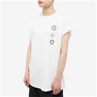 Acronym Men's Pima Cotton Sleeveless T-Shirt in White