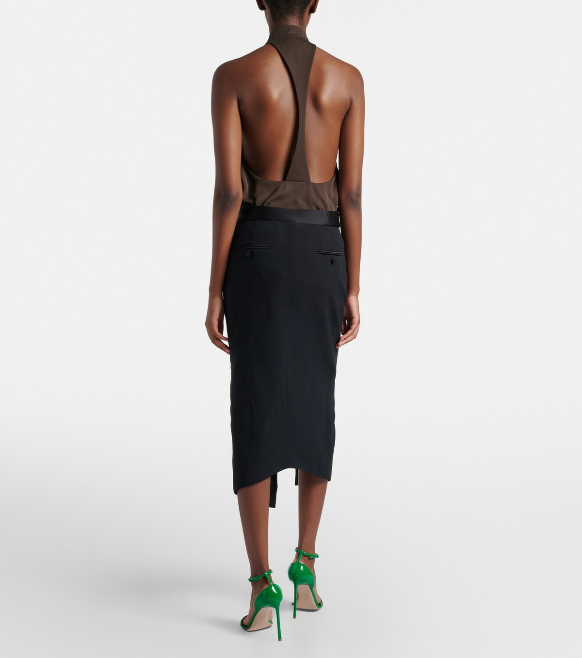 Tom Ford Satin pencil skirt