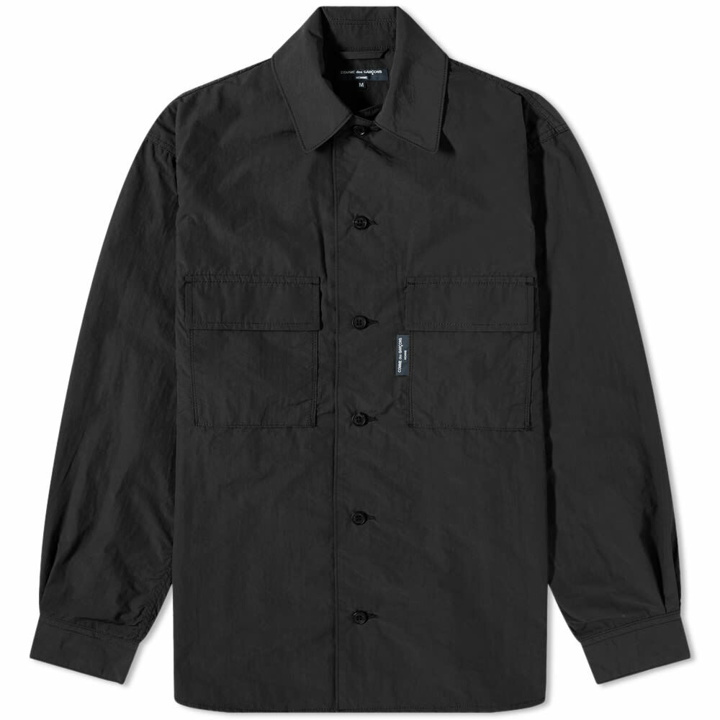 Photo: Comme des Garçons Homme Men's 2 Pocket Overshirt in Black
