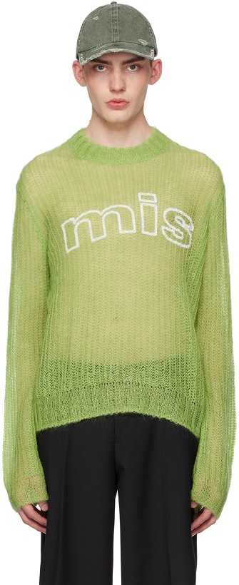 Photo: MISBHV Green Unbrushed Sweater