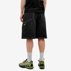 Off-White Men's Off Denim Safari Cargo Shorts in Vintage Black