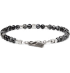 Isabel Marant - Stone Silver-Tone Bracelet - Black