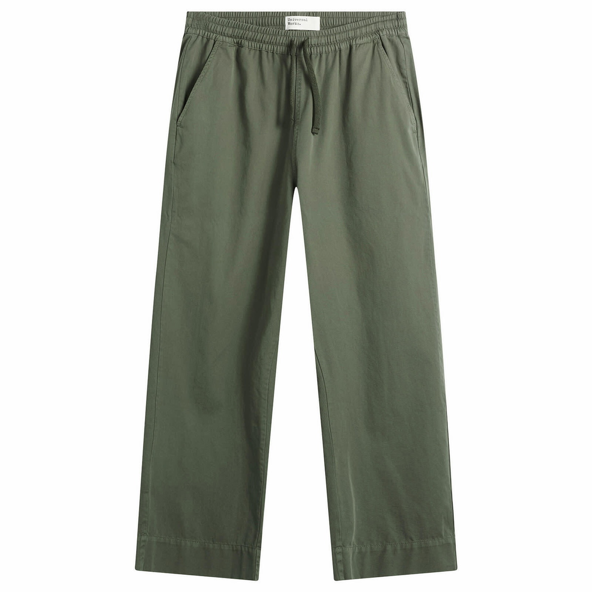 Universal Works Men's Kelly Cotton Judo Pant in Olive
