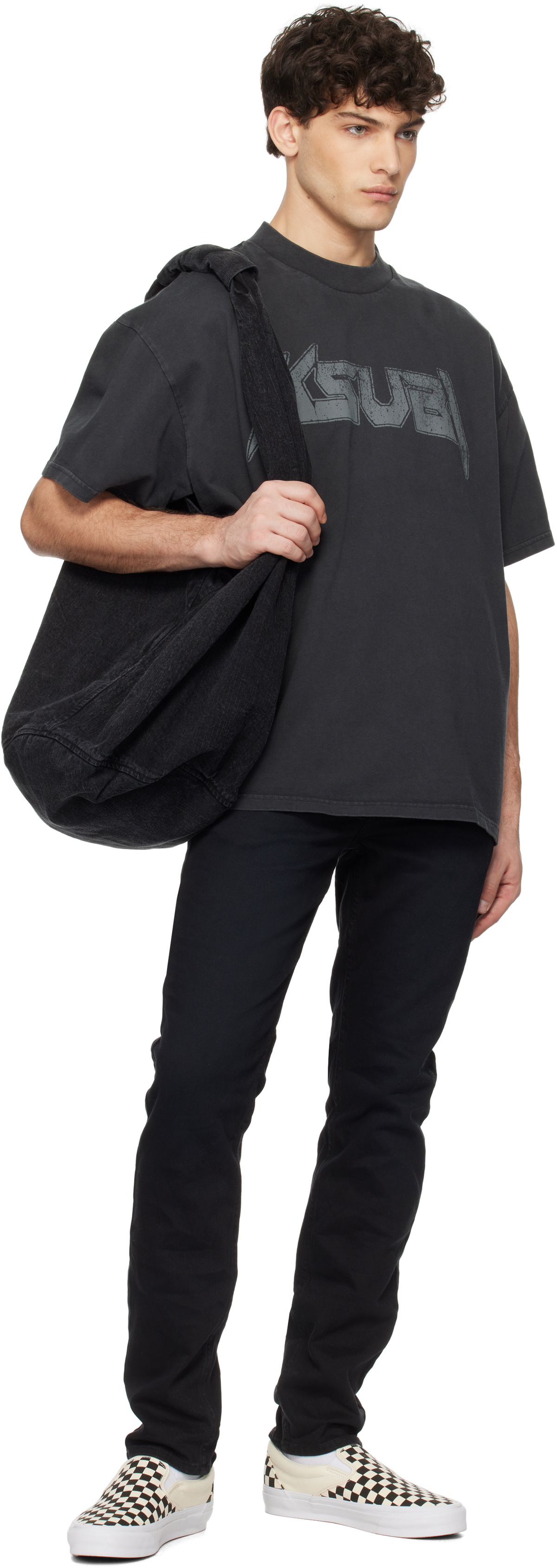 【関税込み】Ksubi ブラック Electric Ekcess Tシャツ Ksubi Black Electric Ekcess T-shirt Ksubi