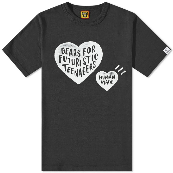 Photo: Human Made Men's Drawn Hearts T-Shirt in Black