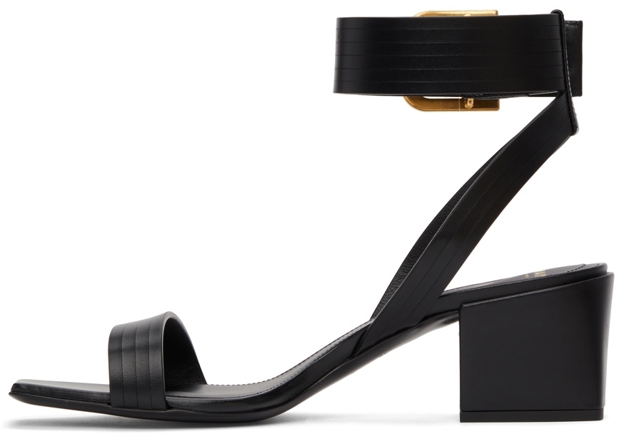 Balmain Black Stella Heeled Sandals Balmain