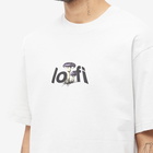 Lo-Fi Men's Mushroom Logo T-Shirt in Cement