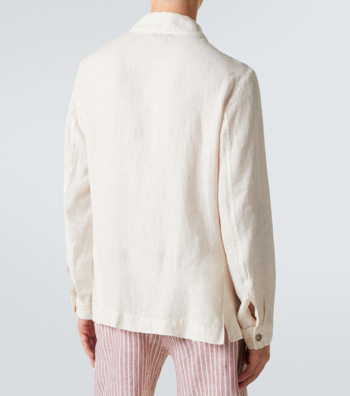 Fedeli Oxford linen jacket