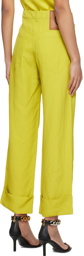 Stella McCartney Green Button Trousers