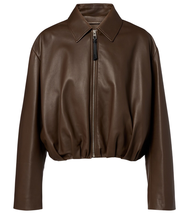 Photo: Loewe Draped leather jacket
