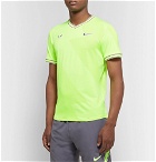 Nike Tennis - NikeCourt Rafa AeroReact T-Shirt - Lime green