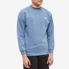Parel Studios Men's BP Crew Neck Sweat in Faded Blue