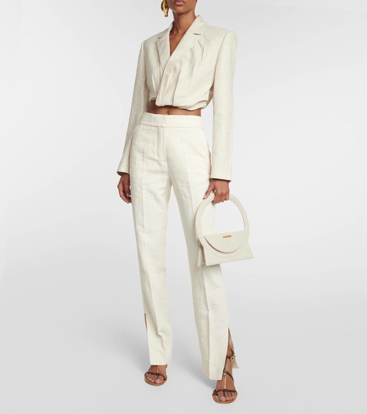 Jacquemus La Veste Bahia Courte cropped blazer Jacquemus