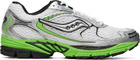 Saucony White ProGrid Ride 1 Sneakers