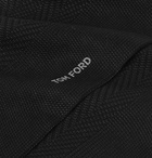 TOM FORD - Herringbone Cotton Socks - Black