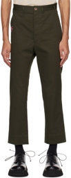 Vivienne Westwood Green Cropped Trousers