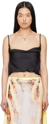 Y/Project Black Hook-Eye Camisole