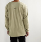 WTAPS - Logo-Print Cotton-Jersey T-Shirt - Neutrals