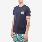 Moncler Men's Multi Logo T-Shirt in Navy