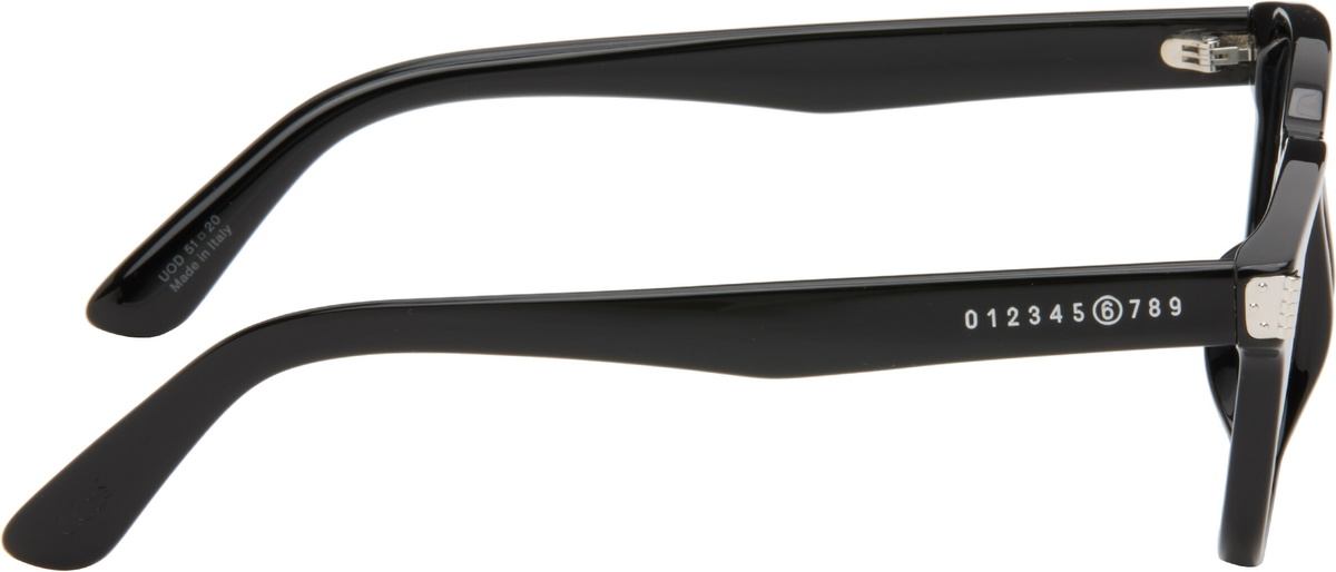 MM6 Maison Margiela Black 17 Sunglasses