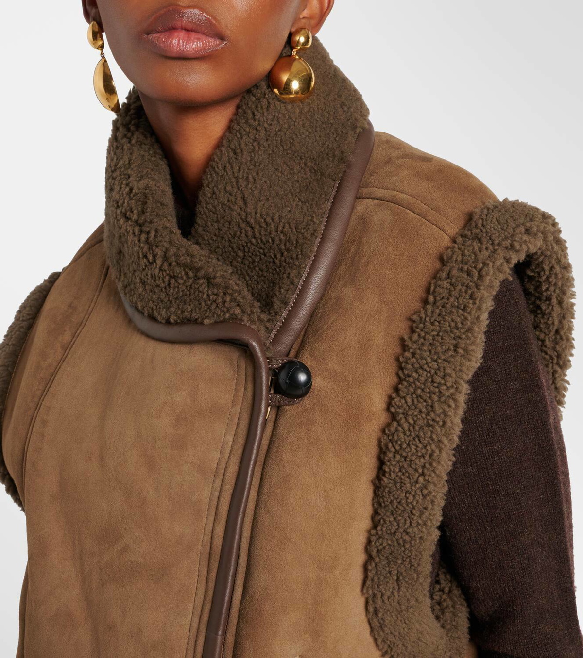 Isabel Marant Alime shearling vest