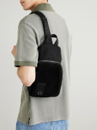 LOEWE - Flex Sling Leather and Suede-Trimmed Canvas Bag