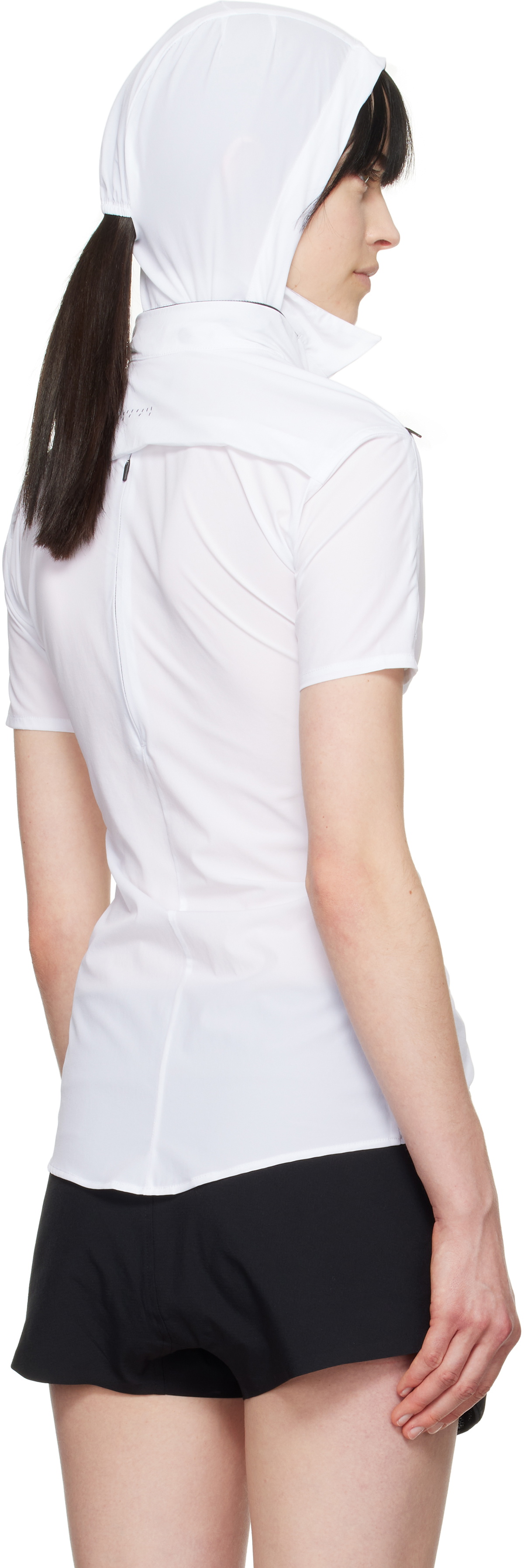 JOHANNA PARV White Hooded T-shirt