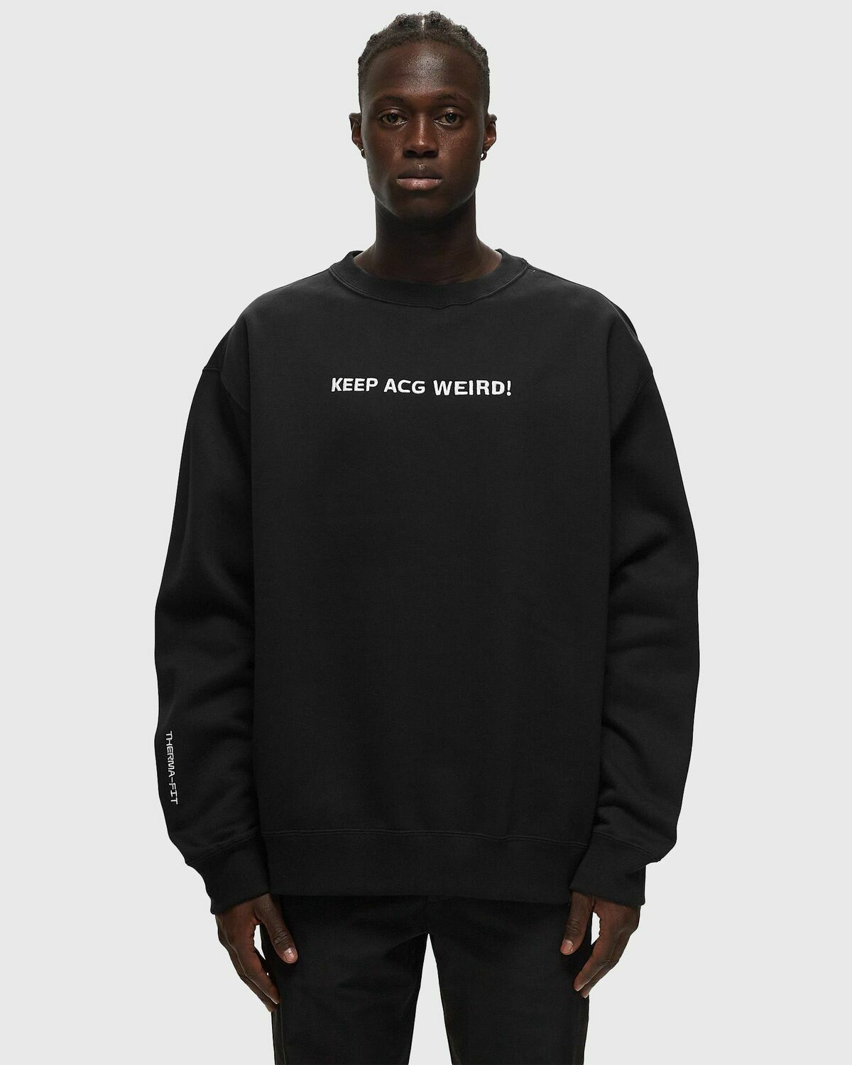 Nike ACG ブラック クルーネックスウェット Nike SPORTSWEAR ACG CREW FLEECE Long T-Shirts 'Black' AR8796-010