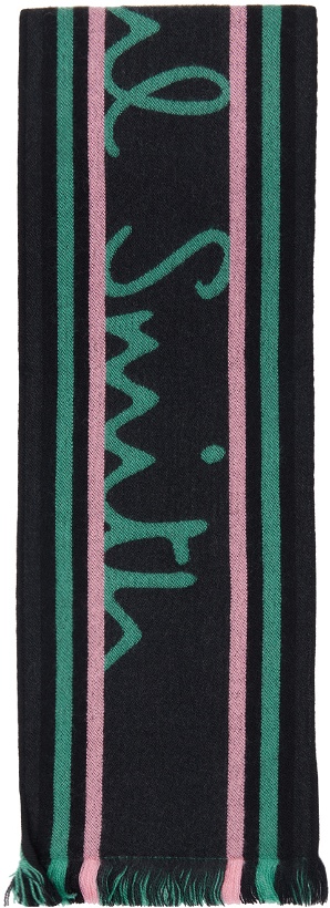Photo: PS by Paul Smith Green 'PS' Team Scarf