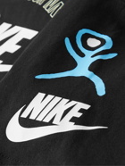 Nike - Sportswear Printed Cotton-Jersey T-Shirt - Black