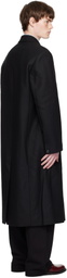 HOPE Black Relaxed Double Breasted Coat