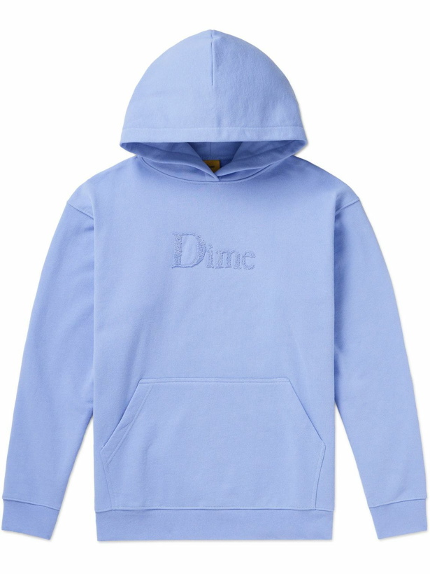 Photo: DIME - Logo-Appliquéd Cotton-Jersey Hoodie - Purple