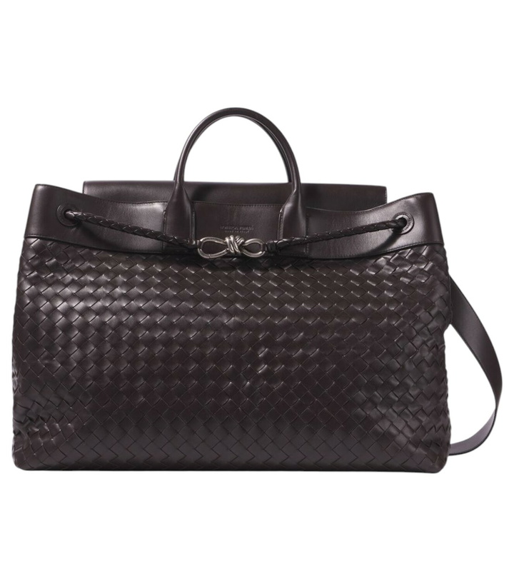Photo: Bottega Veneta Andiamo Voyager Large leather duffel bag