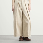 YMC Women's Deadbeat Linen Trousers in Stone