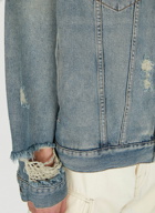 Acne Studios - Distressed Denim Jacket in Blue