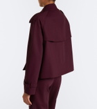 Burberry Mayfair wool twill trench jacket
