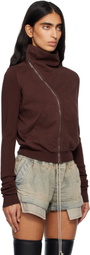 Rick Owens DRKSHDW Burgundy Concordians Mountain Sweatshirt