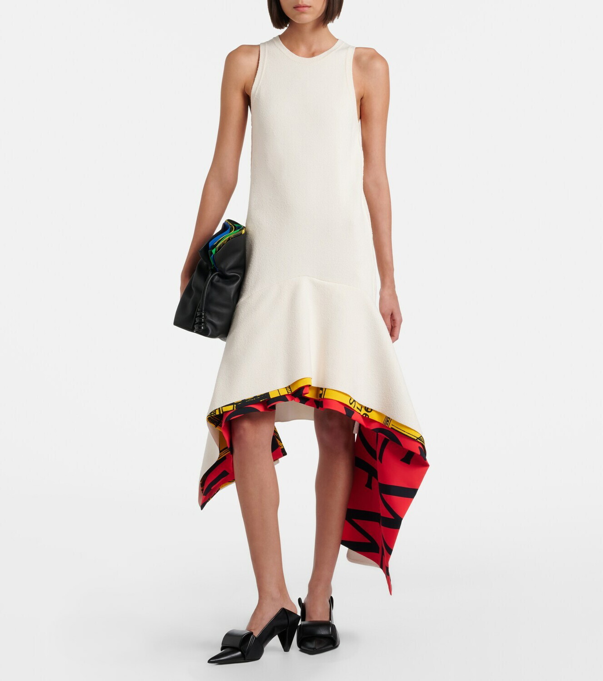 Loewe Flamenco leather clutch