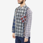 Needles Men's 7 Cuts Flannel Shirt in Assorted