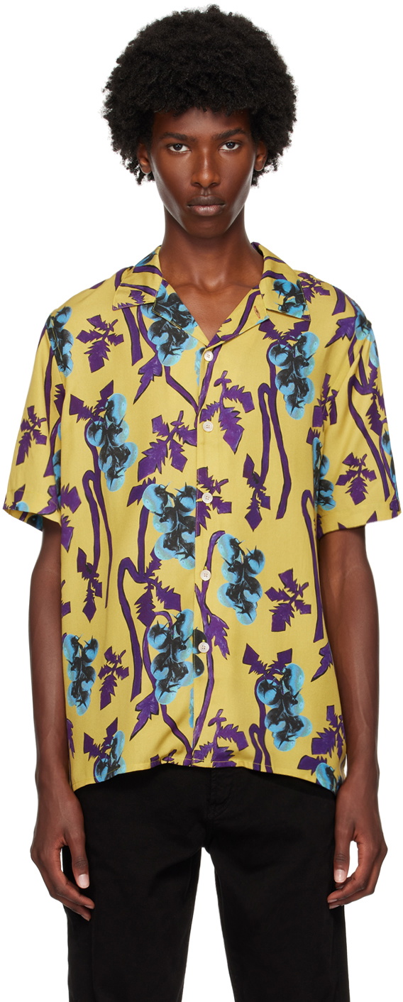 PS by Paul Smith Green Printed Shirt