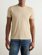 TOM FORD - Slim-Fit Cotton-Blend Jersey T-Shirt - Neutrals