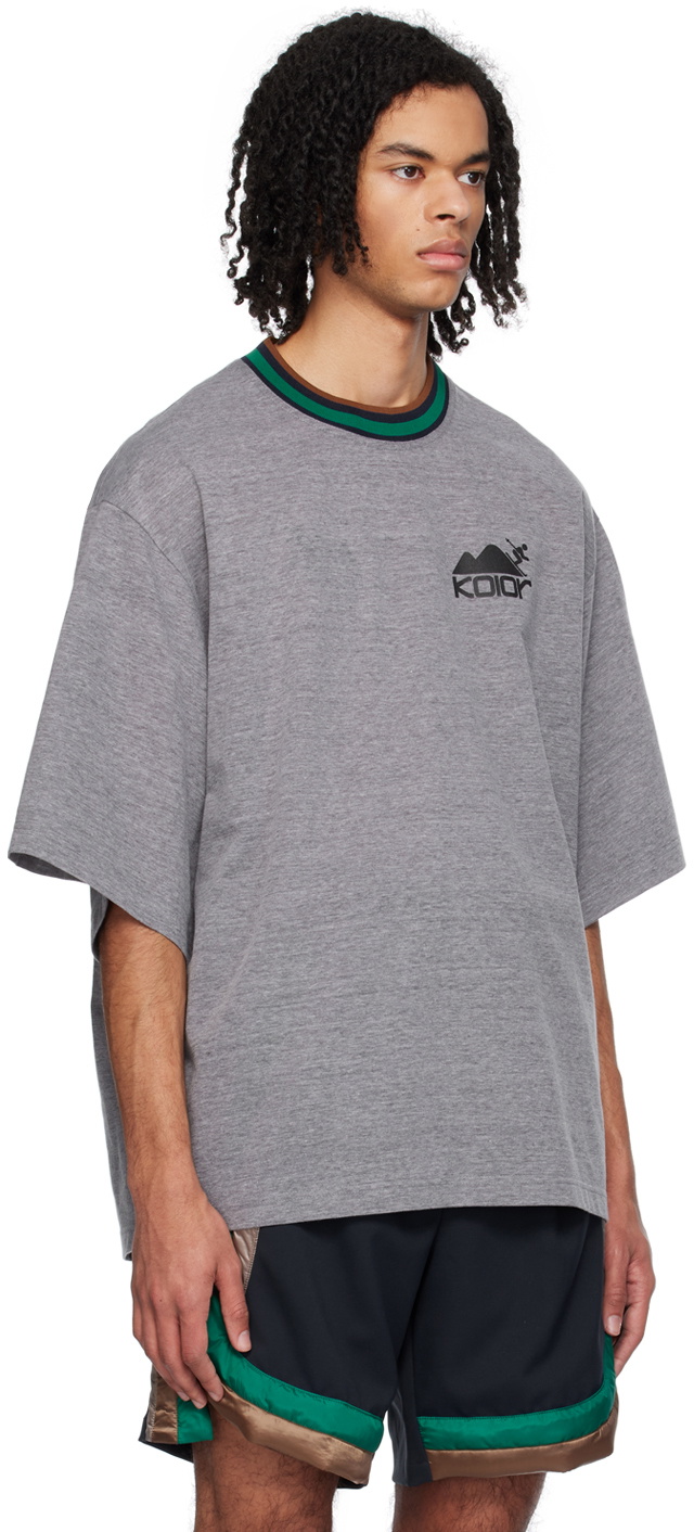 kolor Gray Oversized T-Shirt