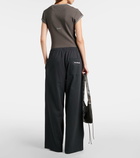 Acne Studios Cotton wide-leg sweatpants