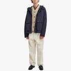 Fred Perry Men's Ripstop Snorkel Parka Jacket in Navy