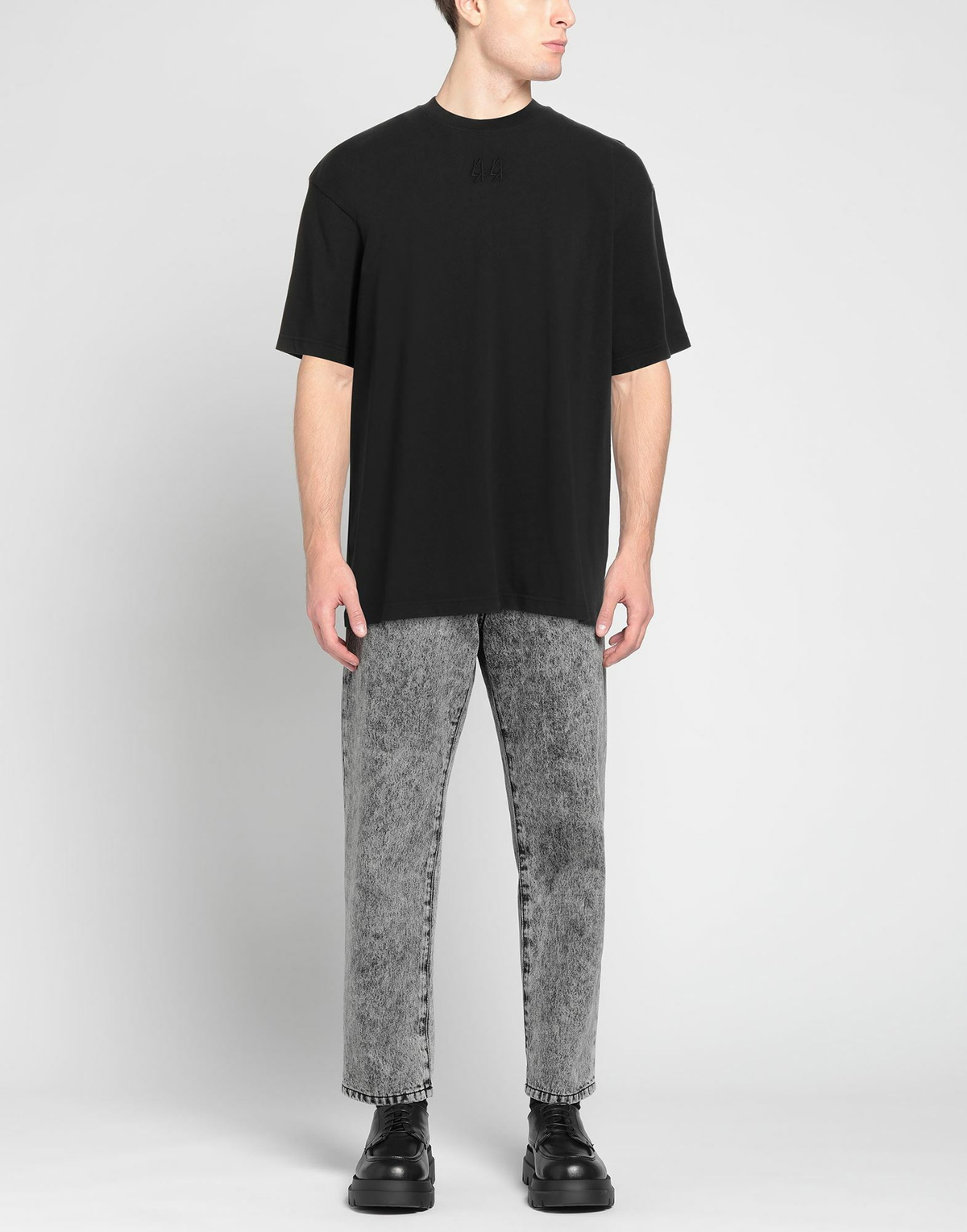 44 Label Group Mens T-shirt in Black