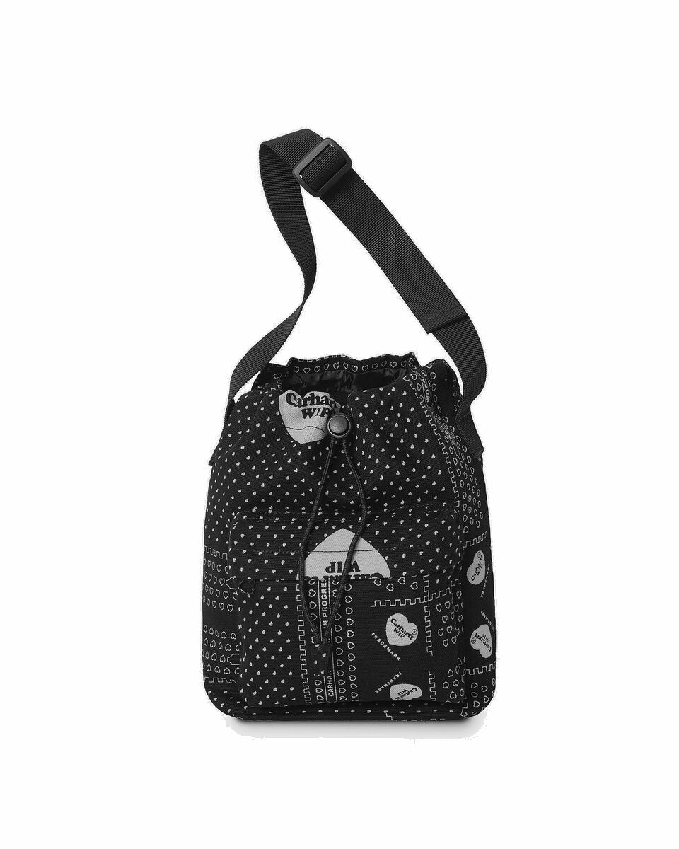 Photo: Carhartt Wip Heart Bandana Shoulder Bag Black - Mens - Messenger & Crossbody Bags
