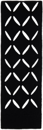 Stefan Cooke Black Slash Scarf