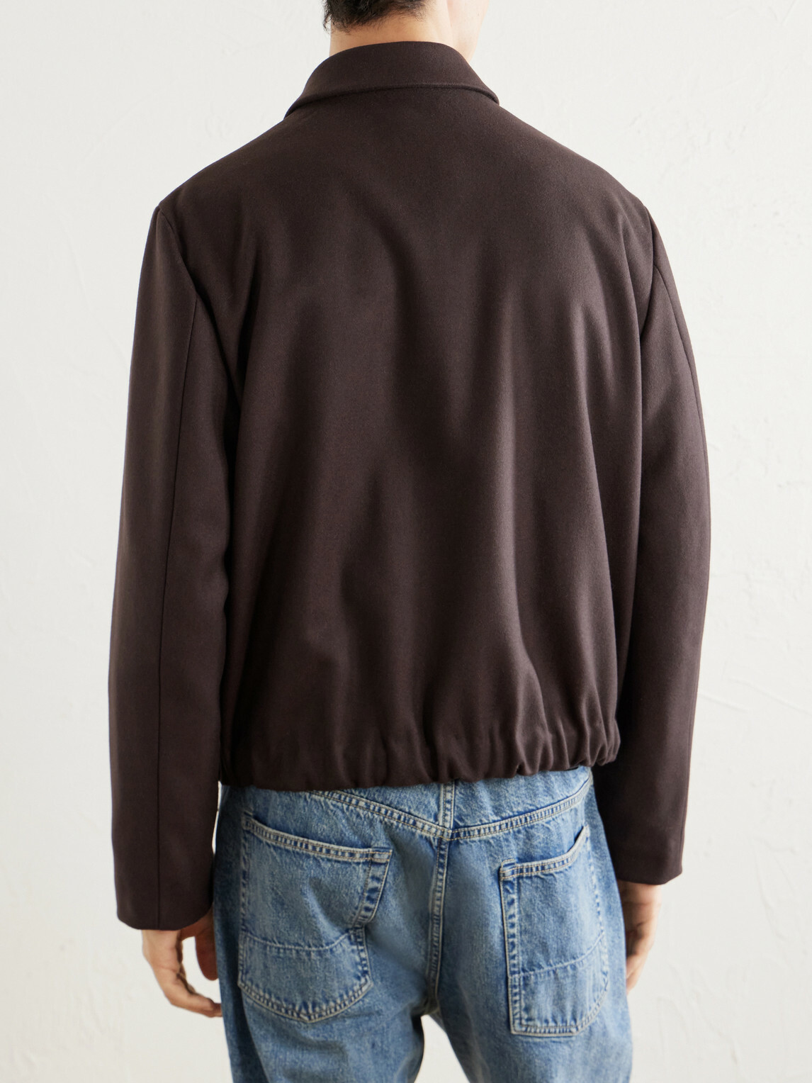 Barena - Wool-Blend Felt Blouson Jacket - Brown