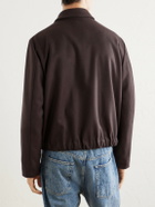 Barena - Wool-Blend Felt Blouson Jacket - Brown
