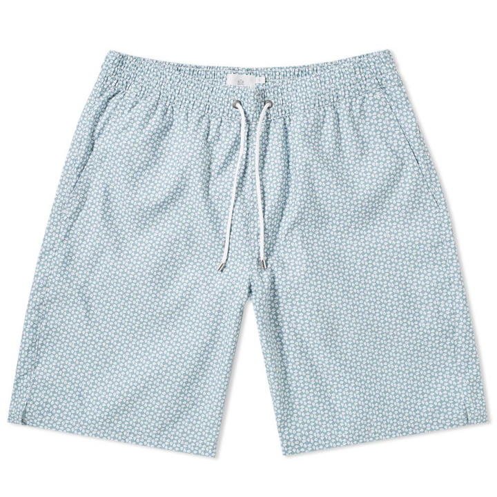 Photo: Sunspel Drawstring Swim Short Blue